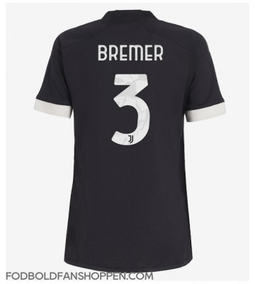 Juventus Gleison Bremer #3 Tredjetrøje Dame 2023-24 Kortærmet